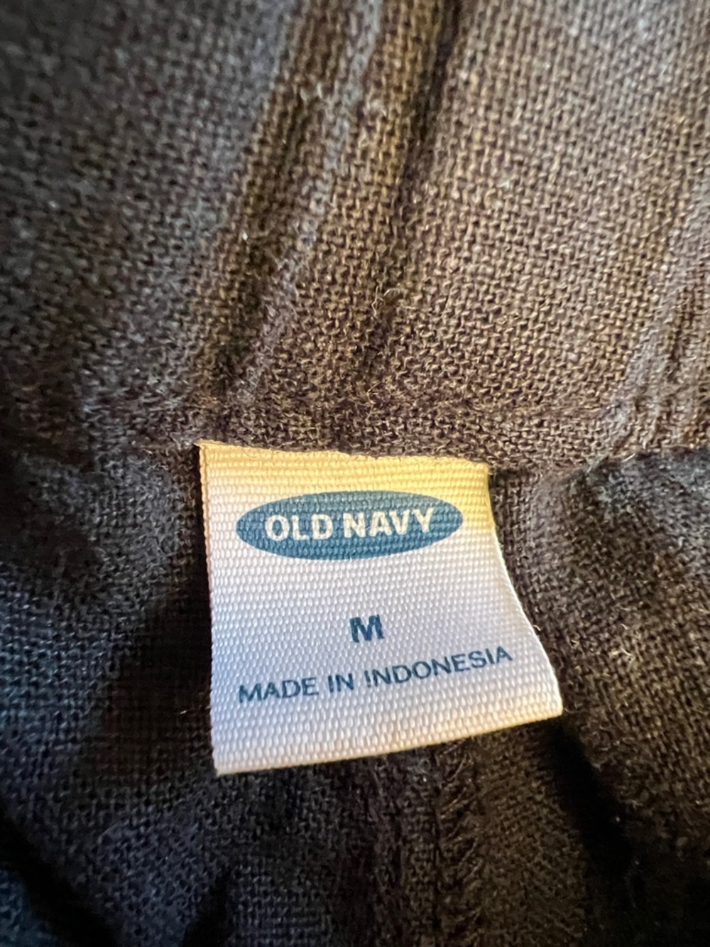 Old Navy Linen/Rayon Blend Wide Leg Draw-string Pants size M - Picture 5 of 16